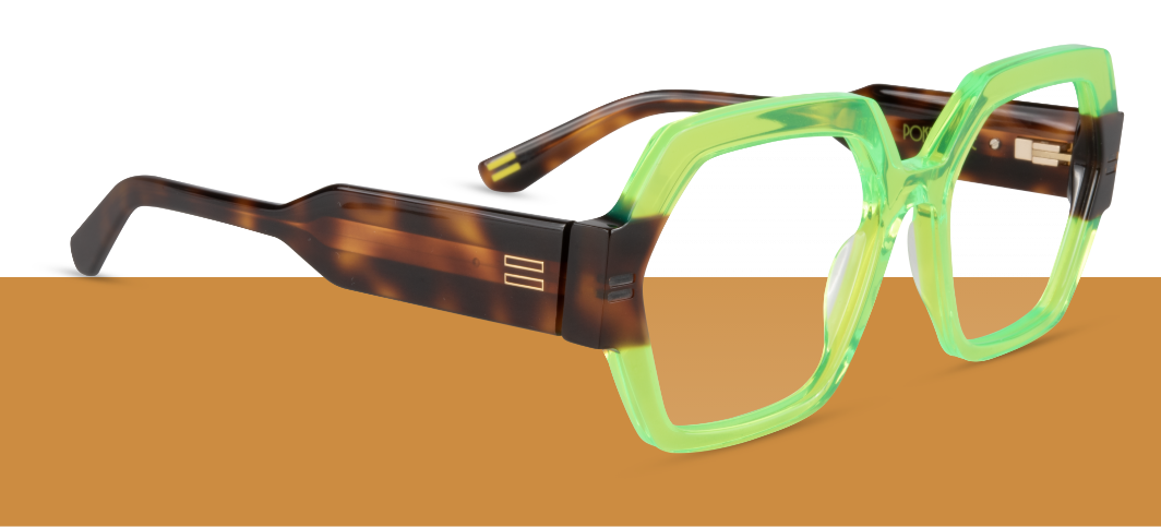 Lunettes de vue Dilem violettes faces plastiques et branches métal